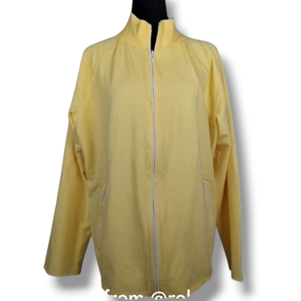 White Stag Light Full-Zip Sweatshirt Women's XL (Yellow)